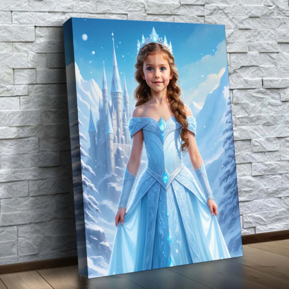 La Princesse des Glaces Tableau Personnalisé