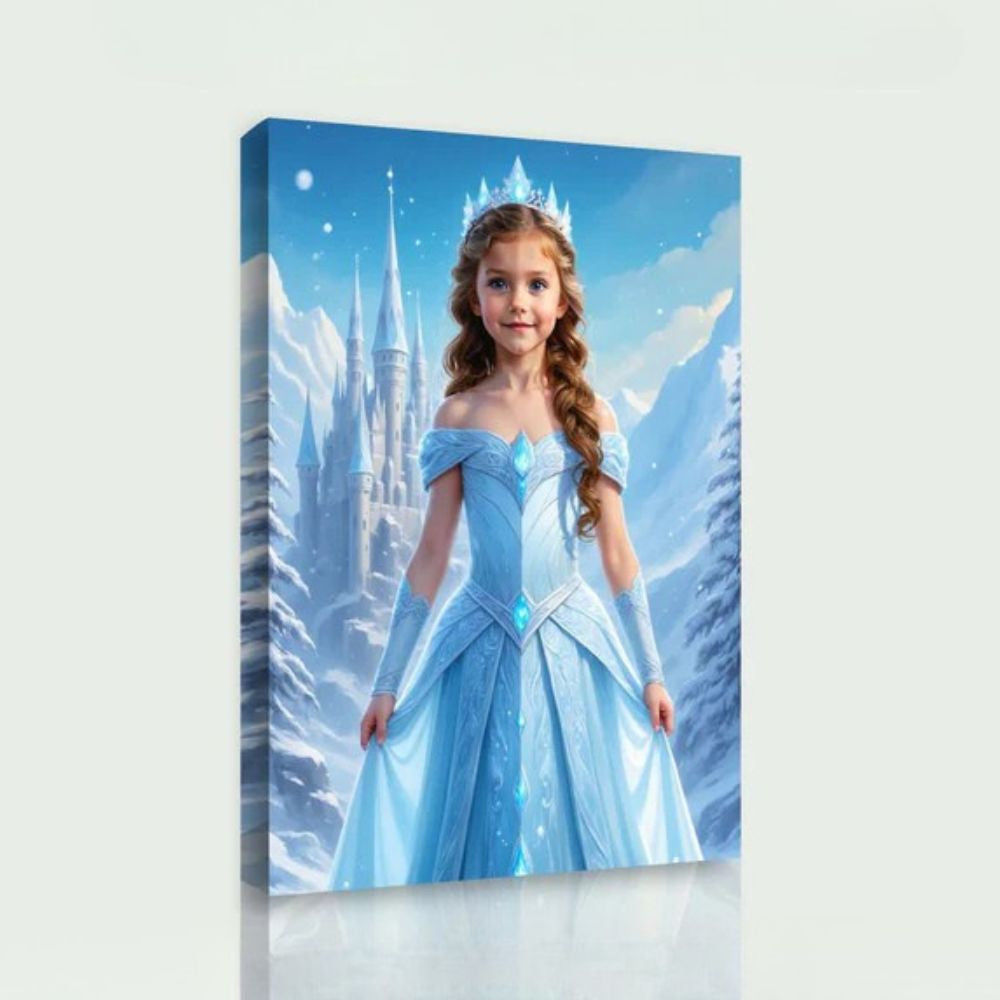 La Princesse des Glaces Tableau Personnalisé
