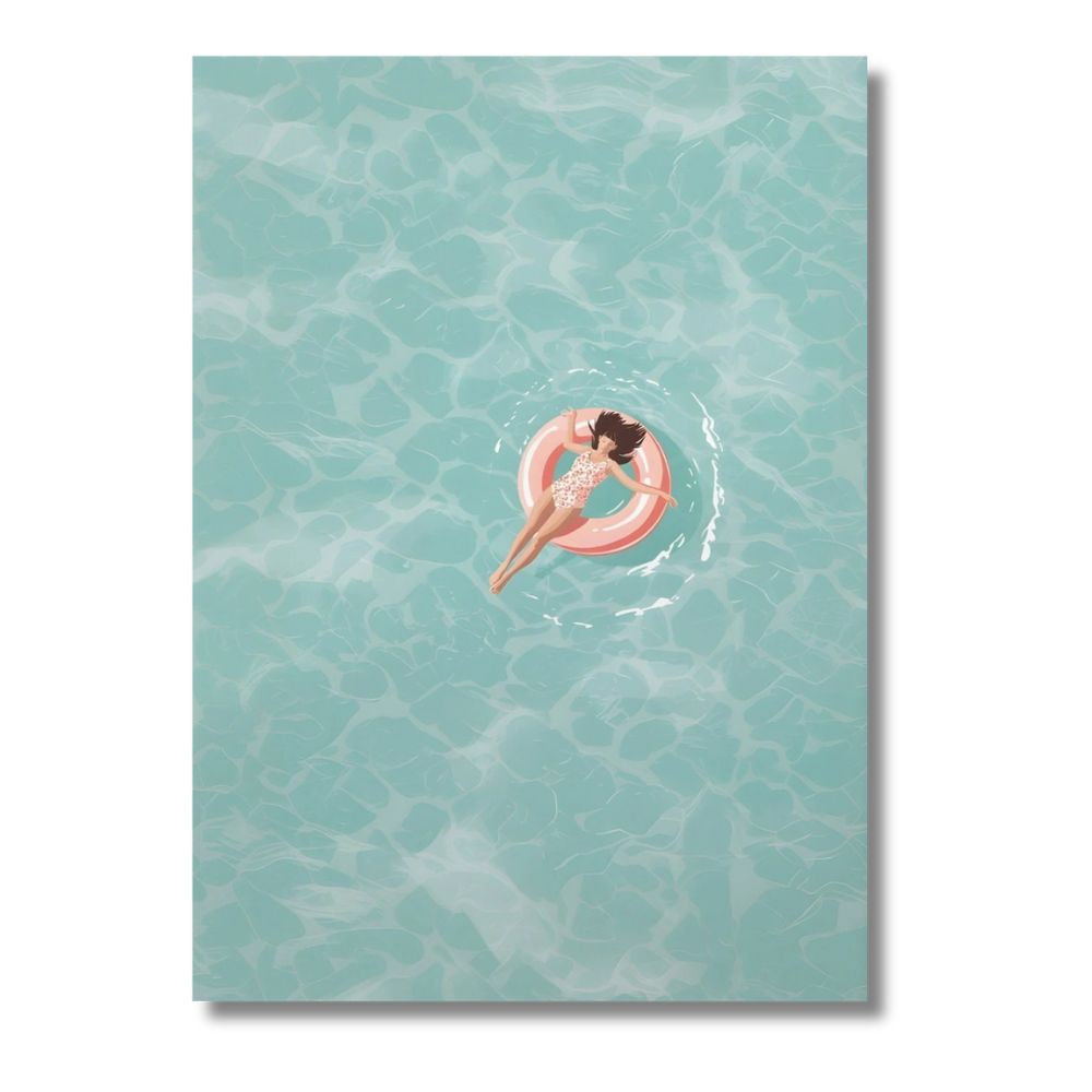 Tableau Seule avec ma bouée