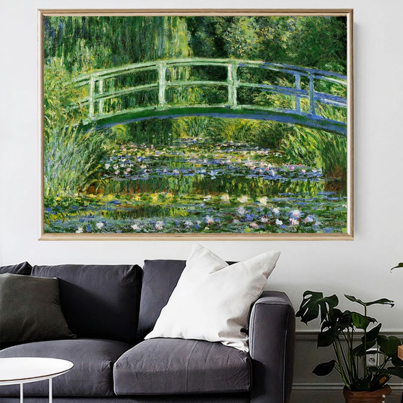 LeBassinauxNympheas_HarmonieVerte-ClaudeMonet salon