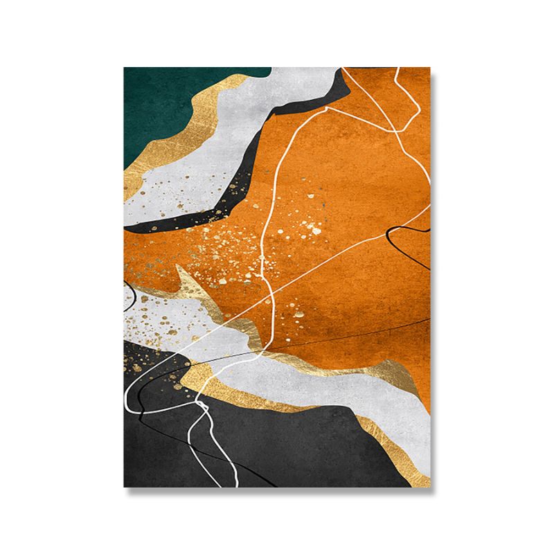 Tableau Abstrait Multicolore Contemporain toile