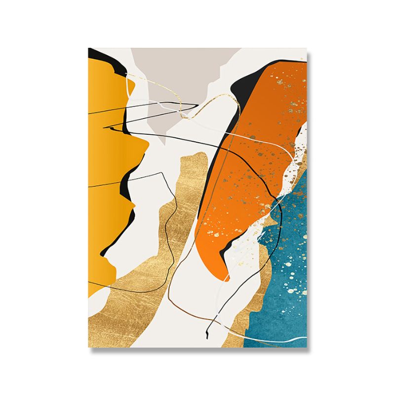 Tableau Abstrait Multicolore Contemporain