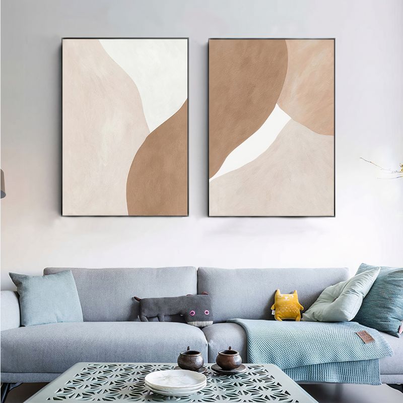 TableauAbstraitBeige canape