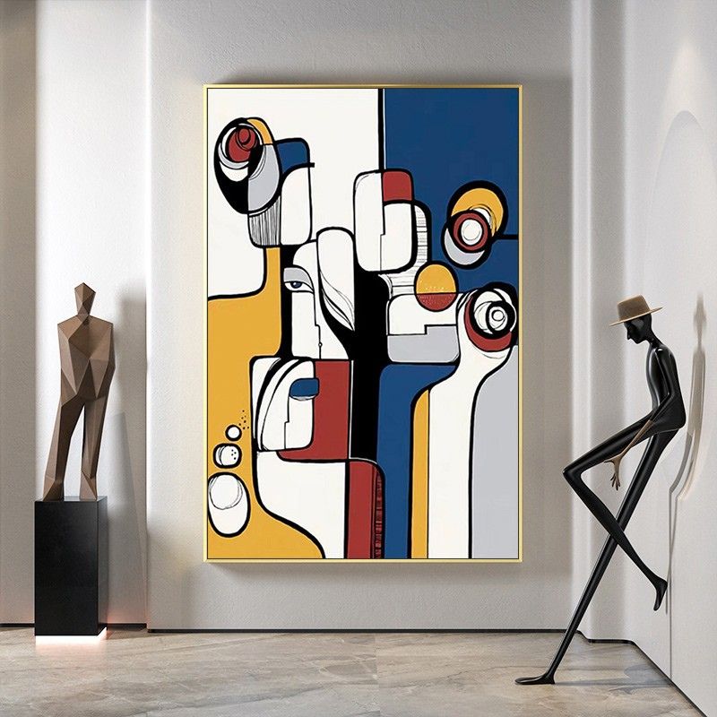 TableauAbstraitCubisme couloir