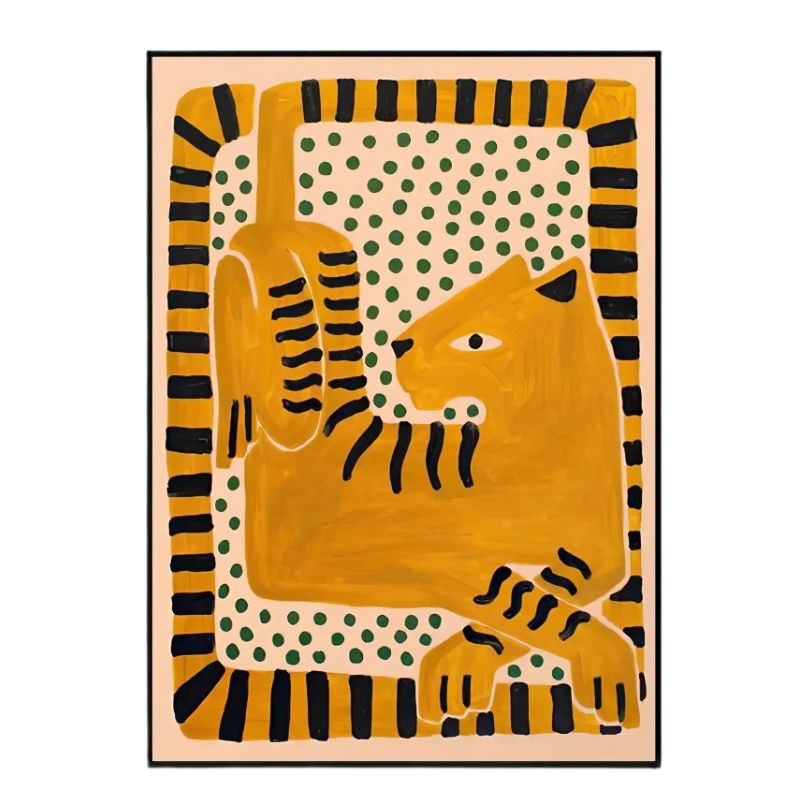 Tableau Abstrait Egypte toile 3