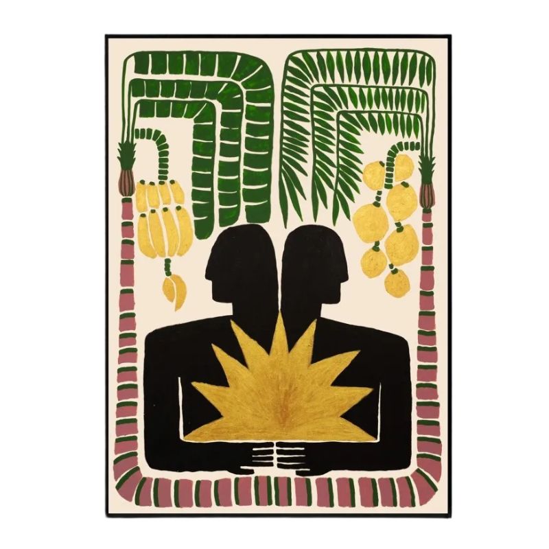 Tableau Abstrait Egypte toile 2