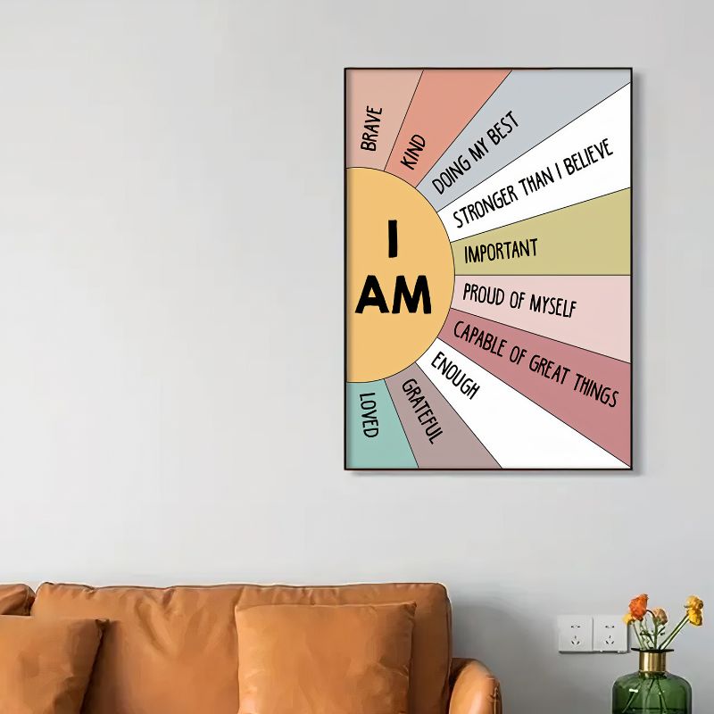 TableauAffirmationsPositivesEnsoleille salon