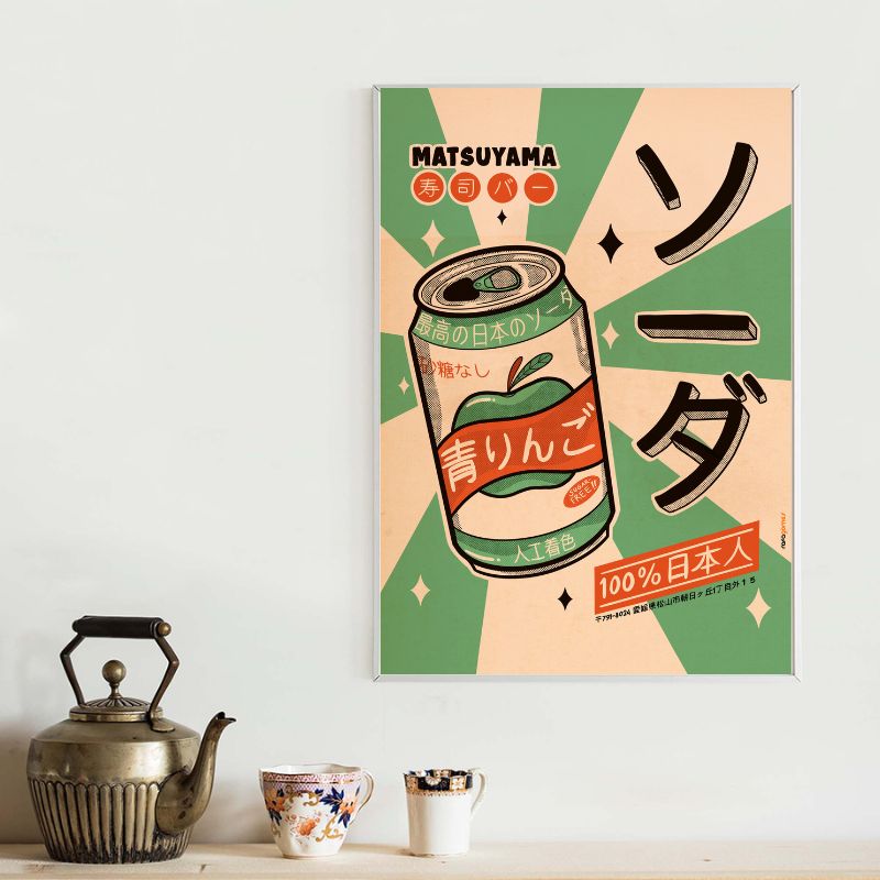 TableauAnimeetNourritureJaponaise mural