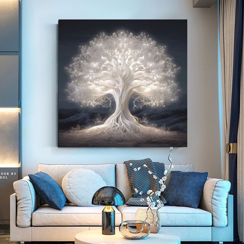 TableauArbreFluorescent salon