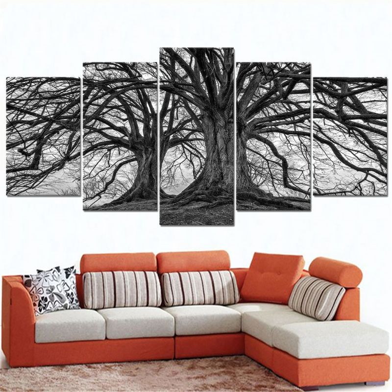TableauArbredeVieNoir mural