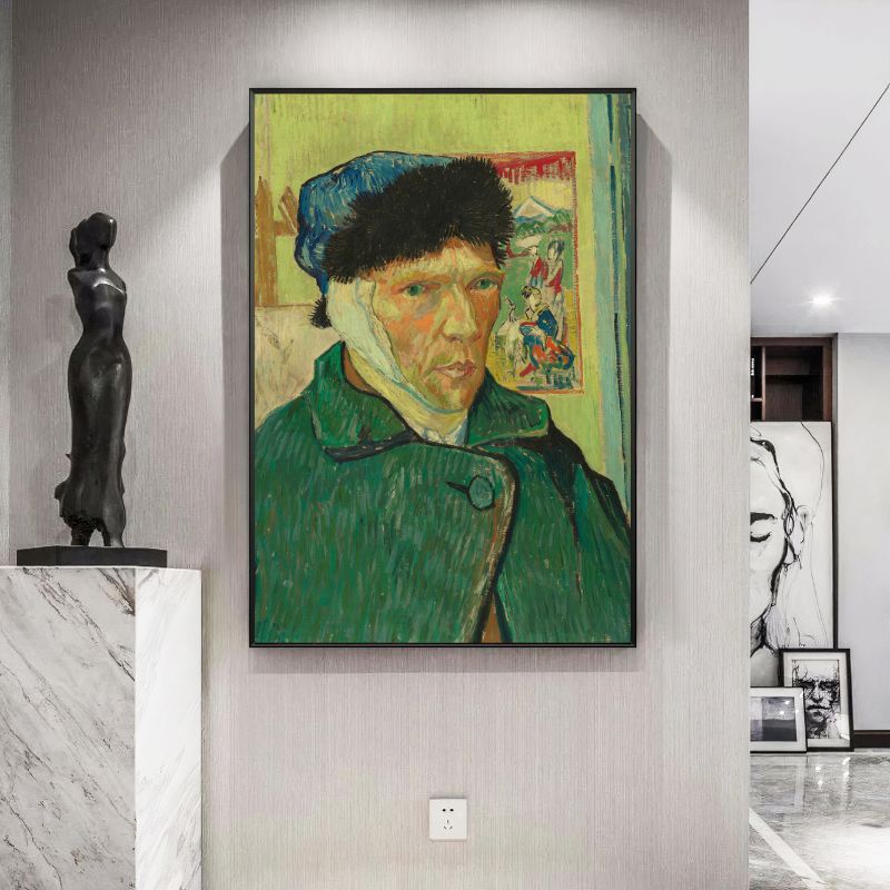 TableauAutoportraital_OreilleBandee-VanGogh couloir