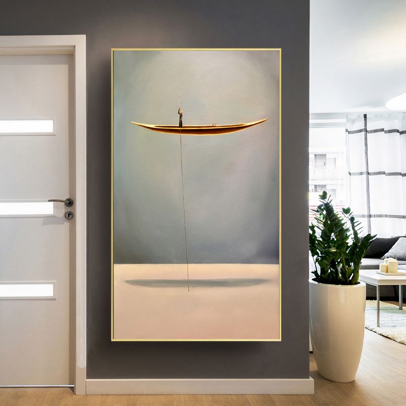 TableauBarqueDoreeSuspendue couloir