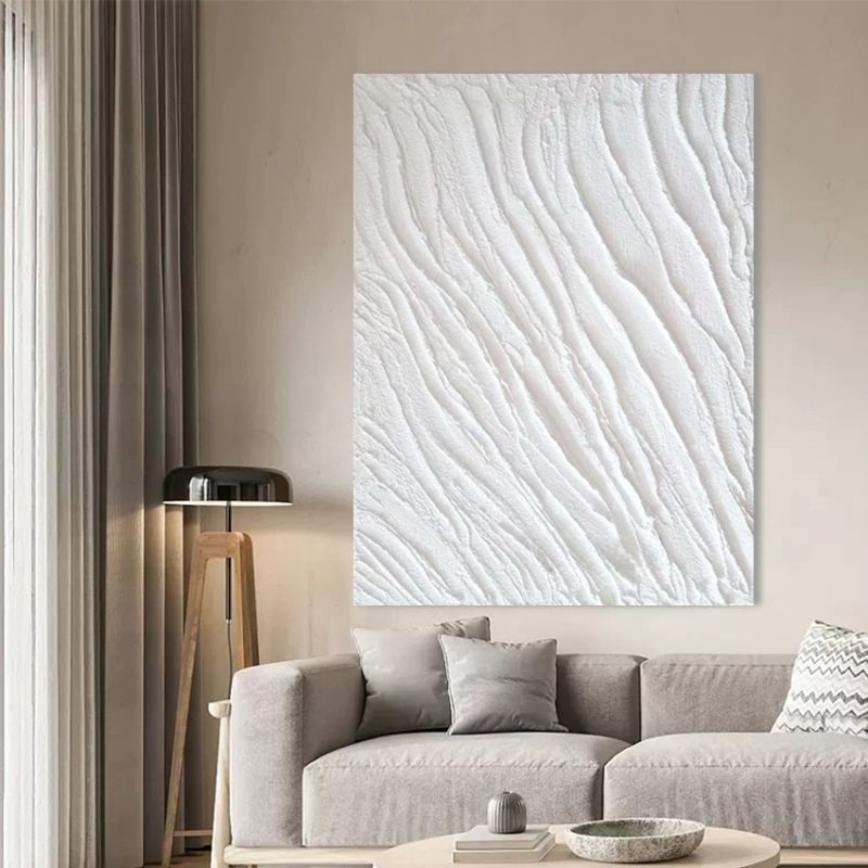 TableauBlancEffetRelief salon