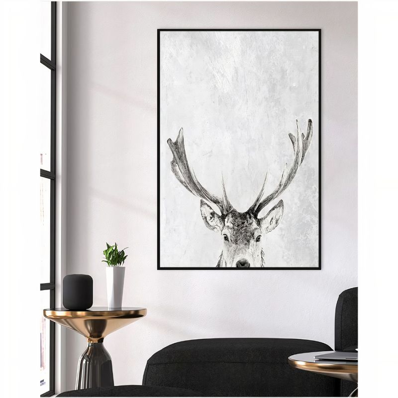 TableauBoisdeCerf salon