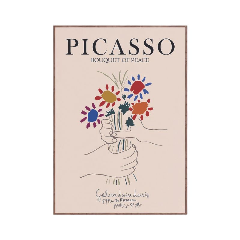 TableauBouquetdeFleursPabloPicasso toile