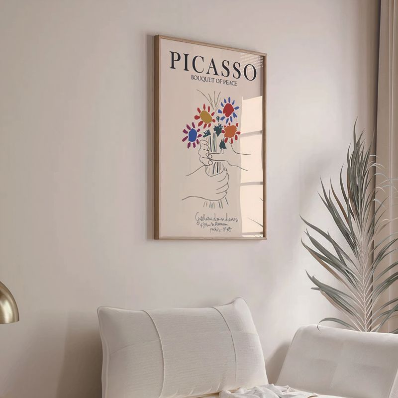 TableauBouquetdeFleursPabloPicasso mural