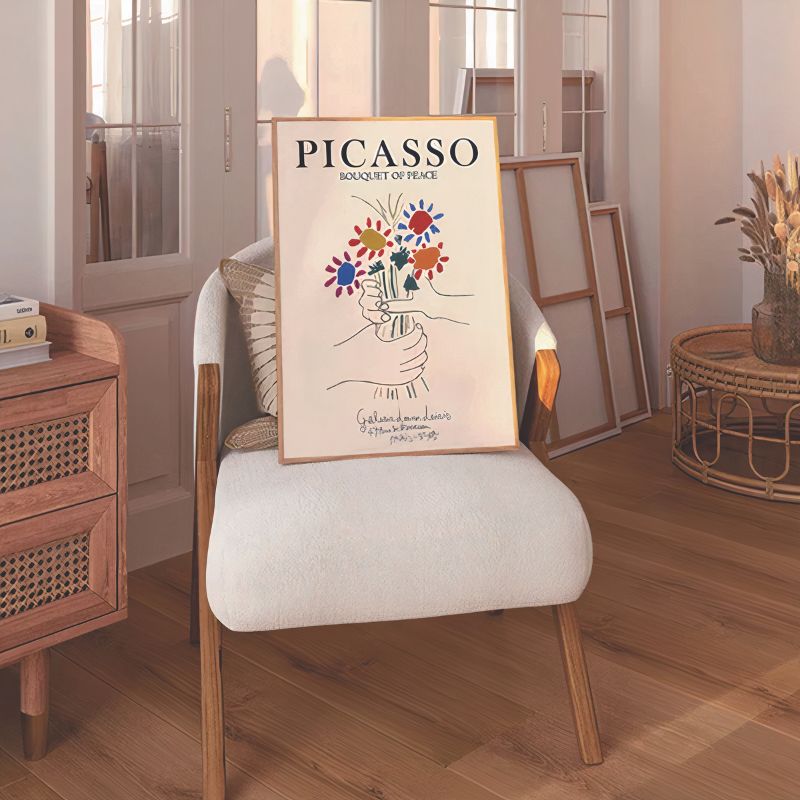 TableauBouquetdeFleursPabloPicasso fauteuil