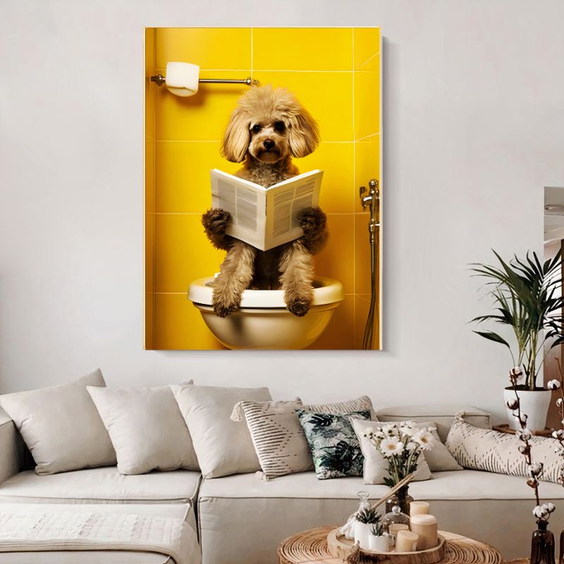 TableauCanicheNainauxToilettes salon