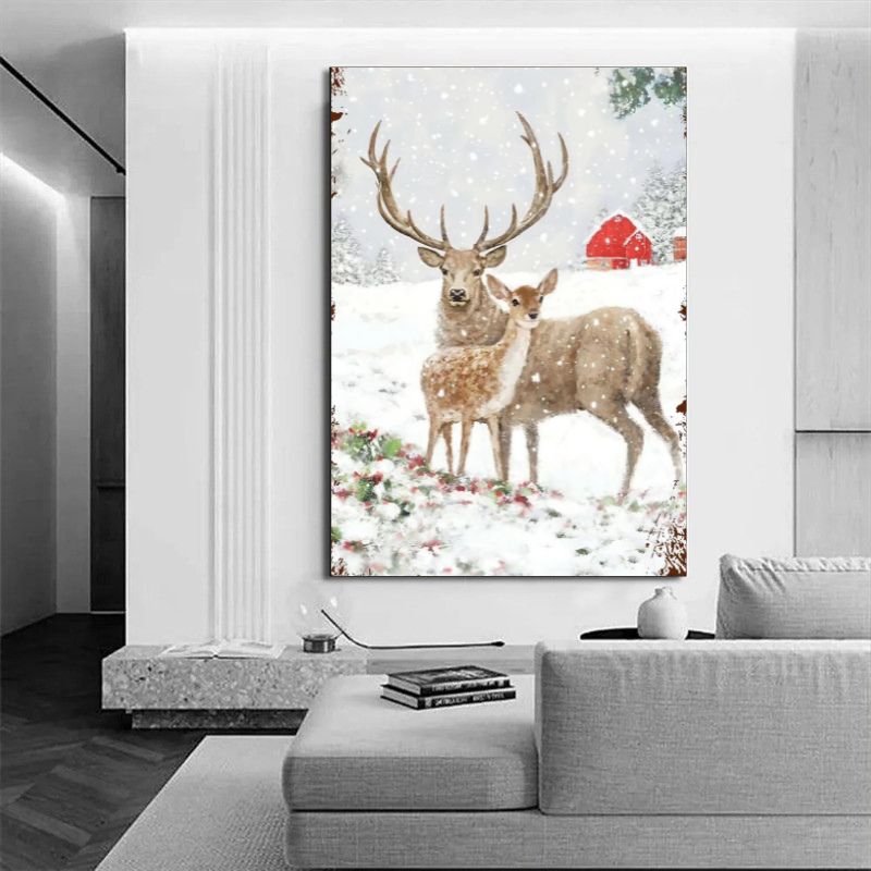 TableauCerfetBiche salon