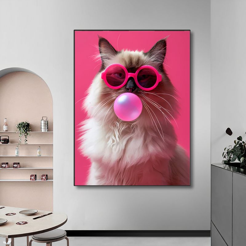 TableauChatPopArtDecale cuisine