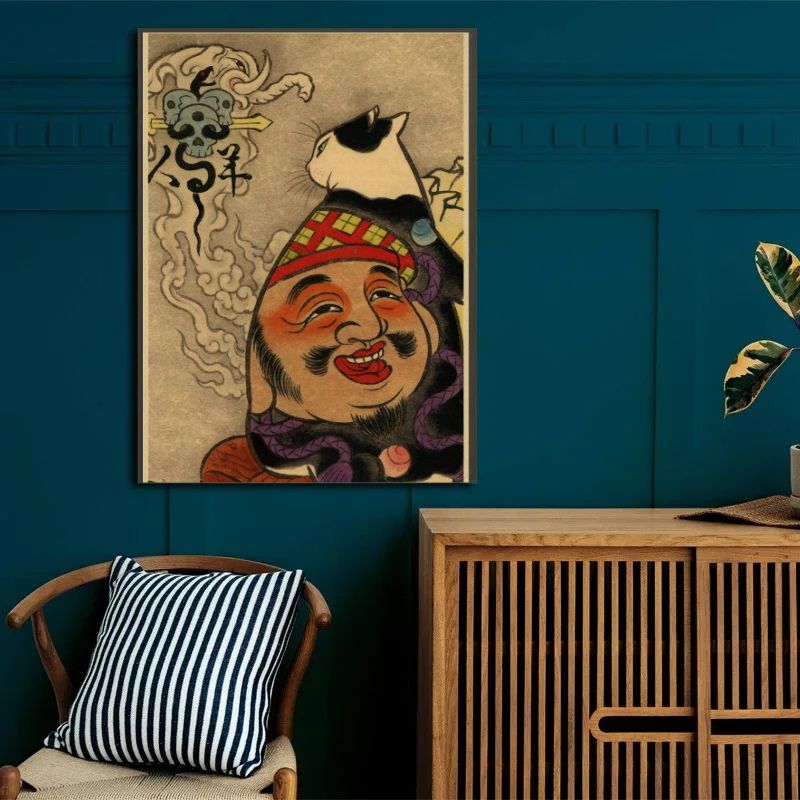 TableauChatYakuza salon