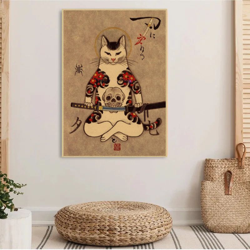 TableauChatYakuza mural