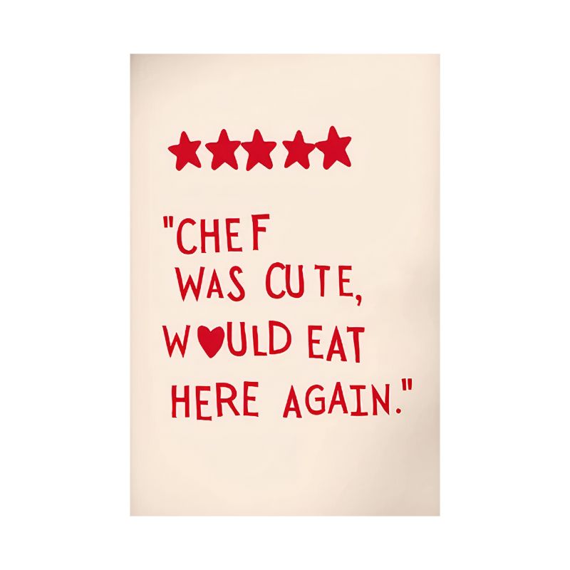 TableauChefWasCute toile