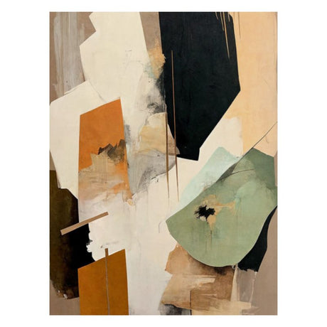 TableauCollagePeintureAbstraite toile 2