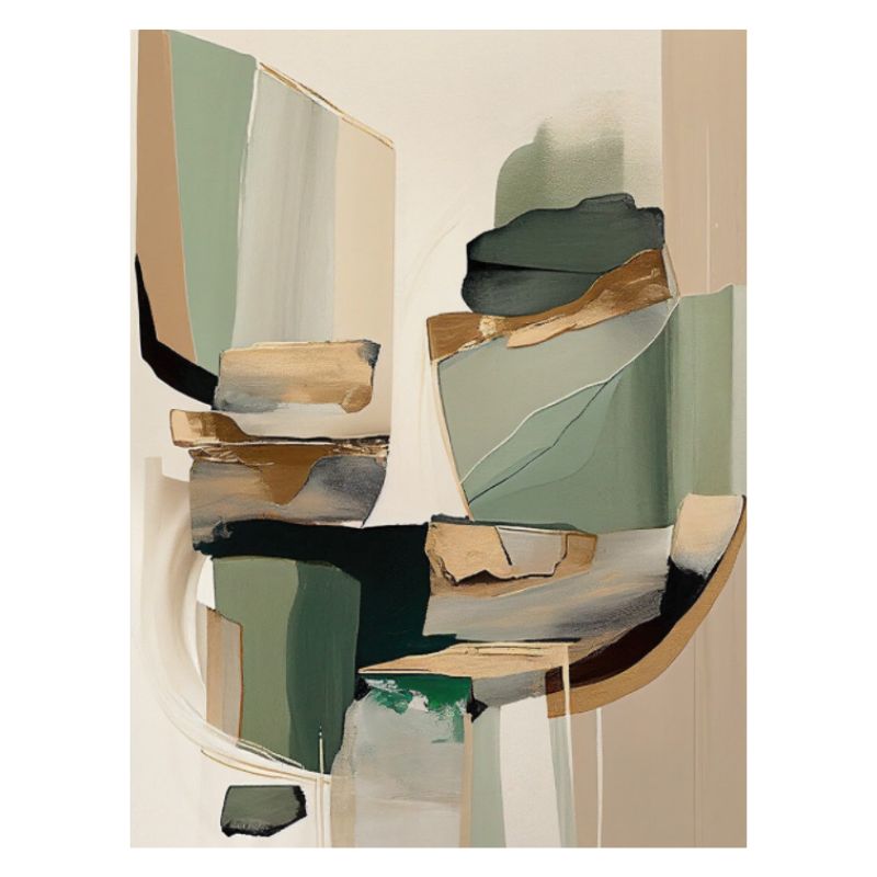 TableauCollagePeintureAbstraite toile 3