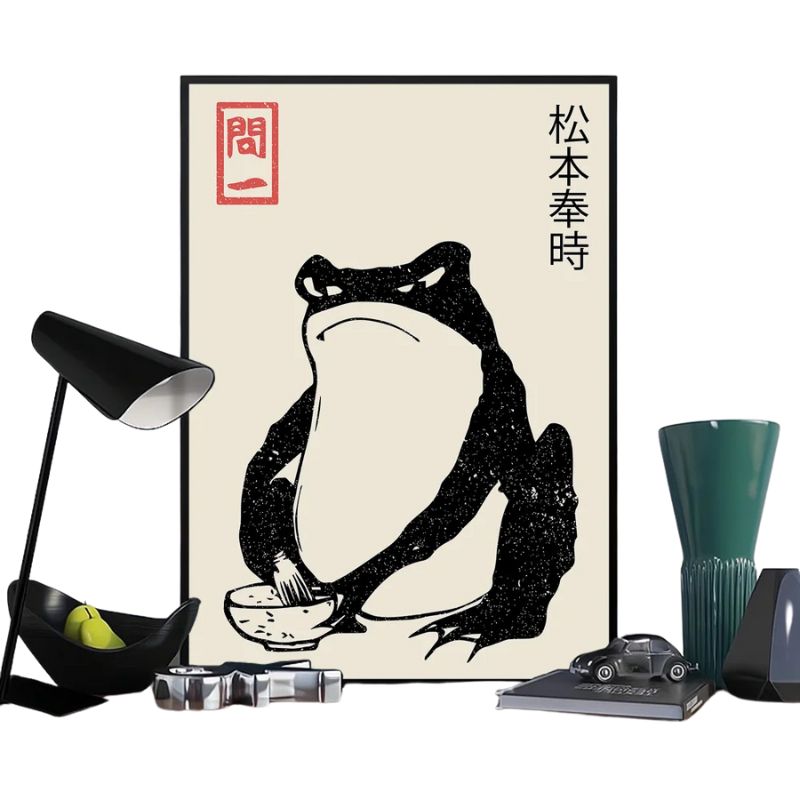 Tableau Crapaud toile 3