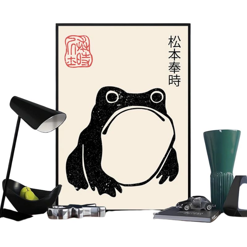 Tableau Crapaud toile 4