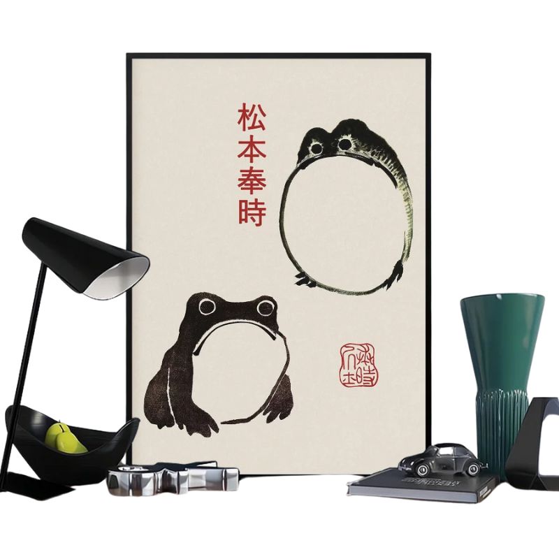 Tableau Crapaud toile 1