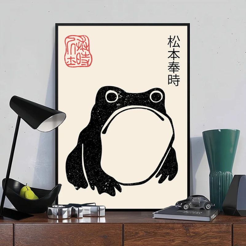 Tableau Crapaud toile 4 decor