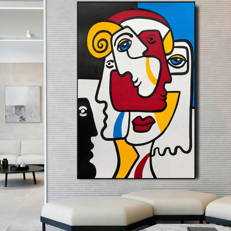 TableauCubismeAbstrait salon