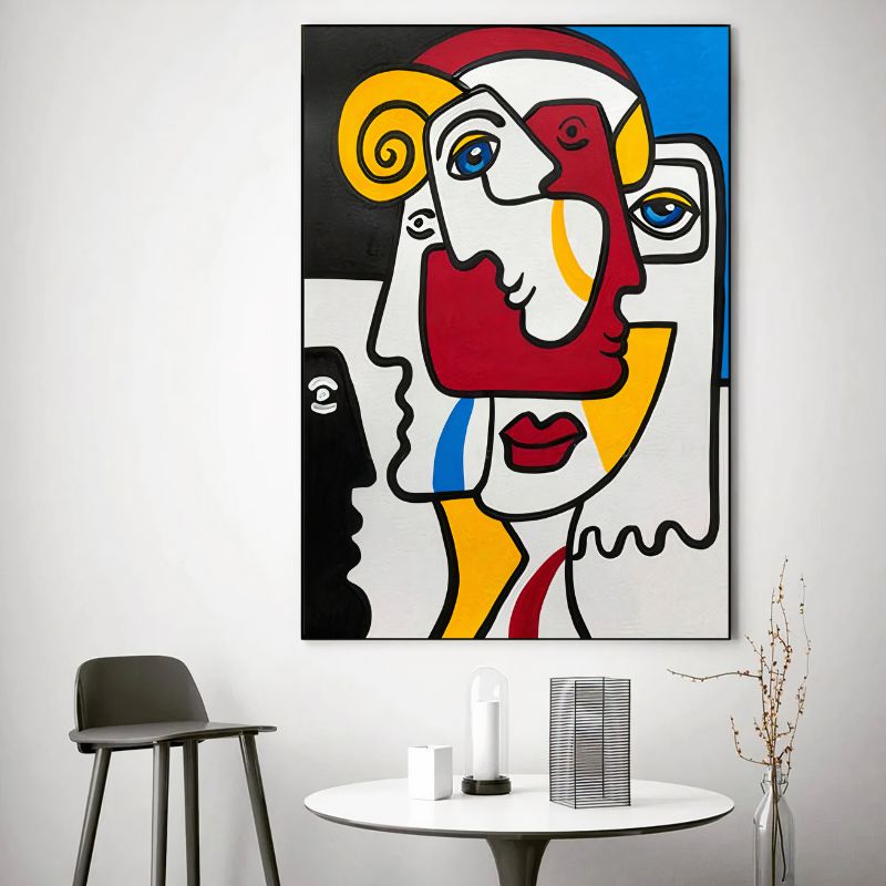 TableauCubismeAbstrait table a manger