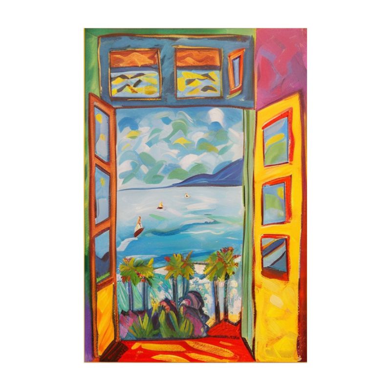 TableauFenetreOuverteaCollioureMatisse toile
