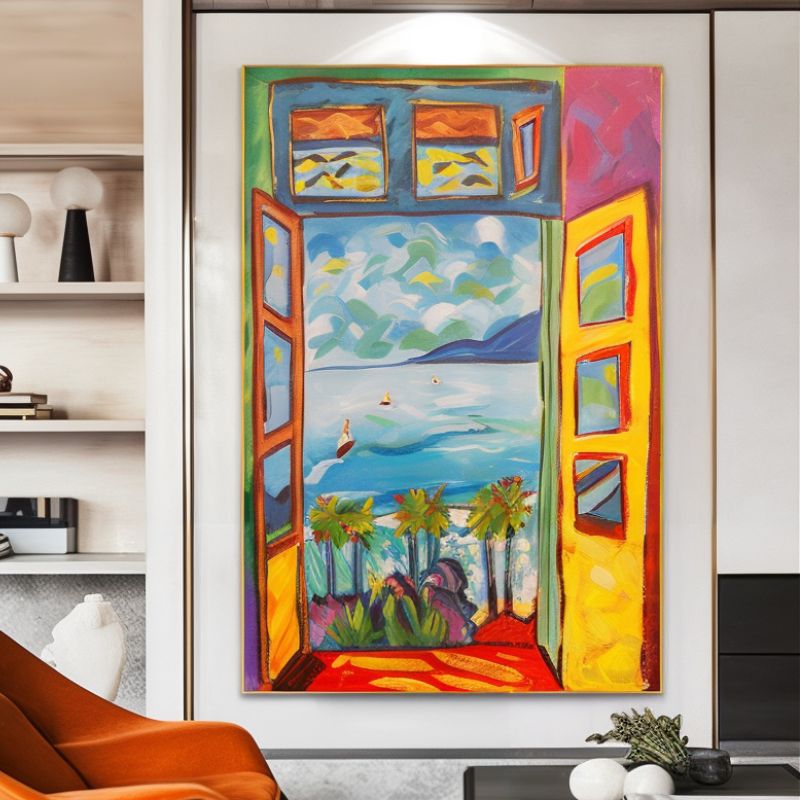 TableauFenetreOuverteaCollioureMatisse fauteuil