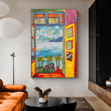 TableauFenetreOuverteaCollioureMatisse salon