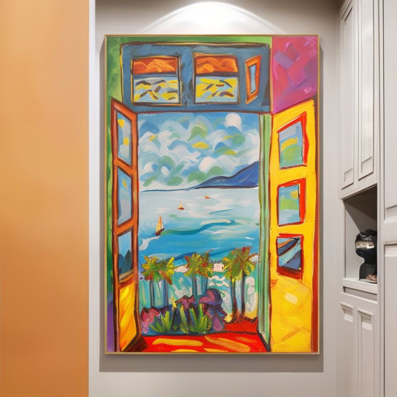 TableauFenetreOuverteaCollioureMatisse couloir