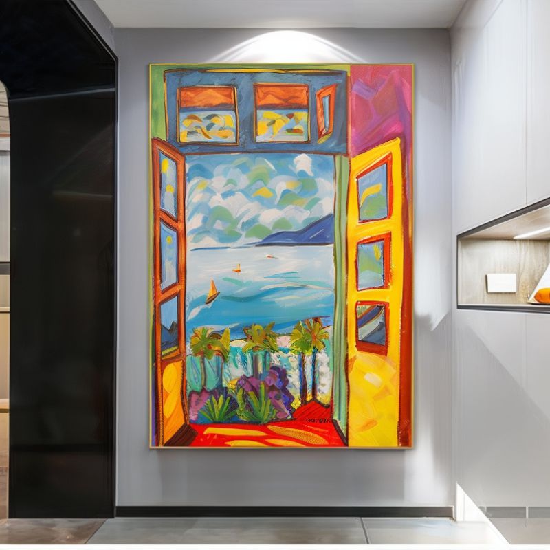 TableauFenetreOuverteaCollioureMatisse living