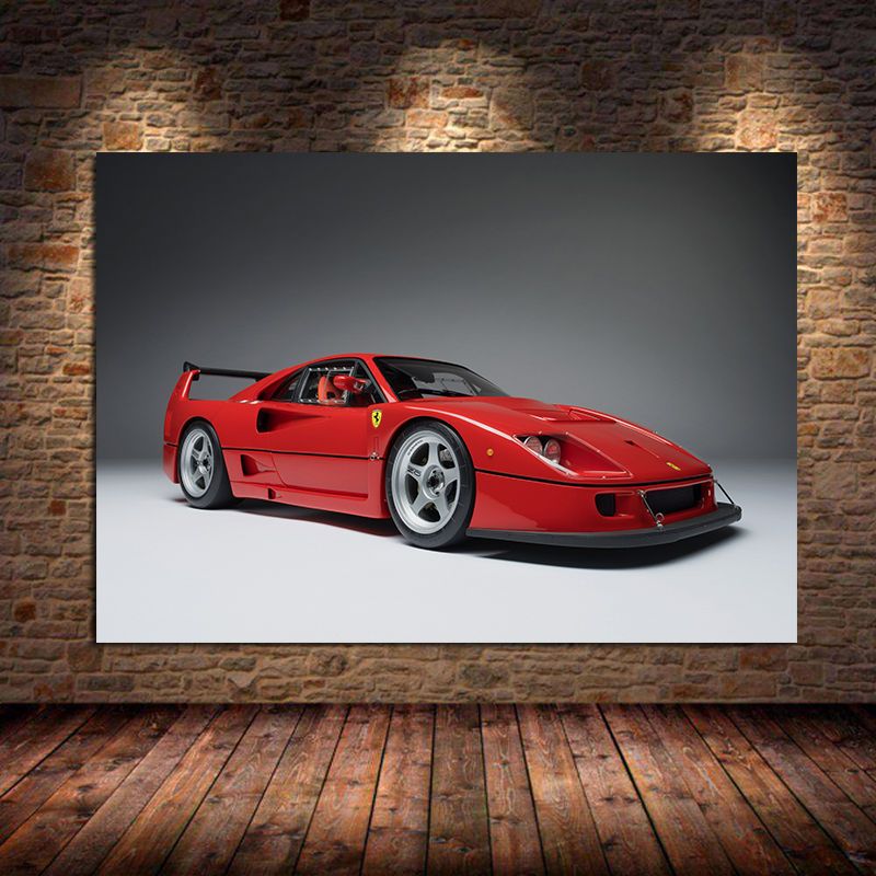 Tableau Ferrari 40 mur