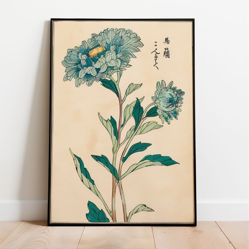 TableauFleurJaponaiseAntique pose