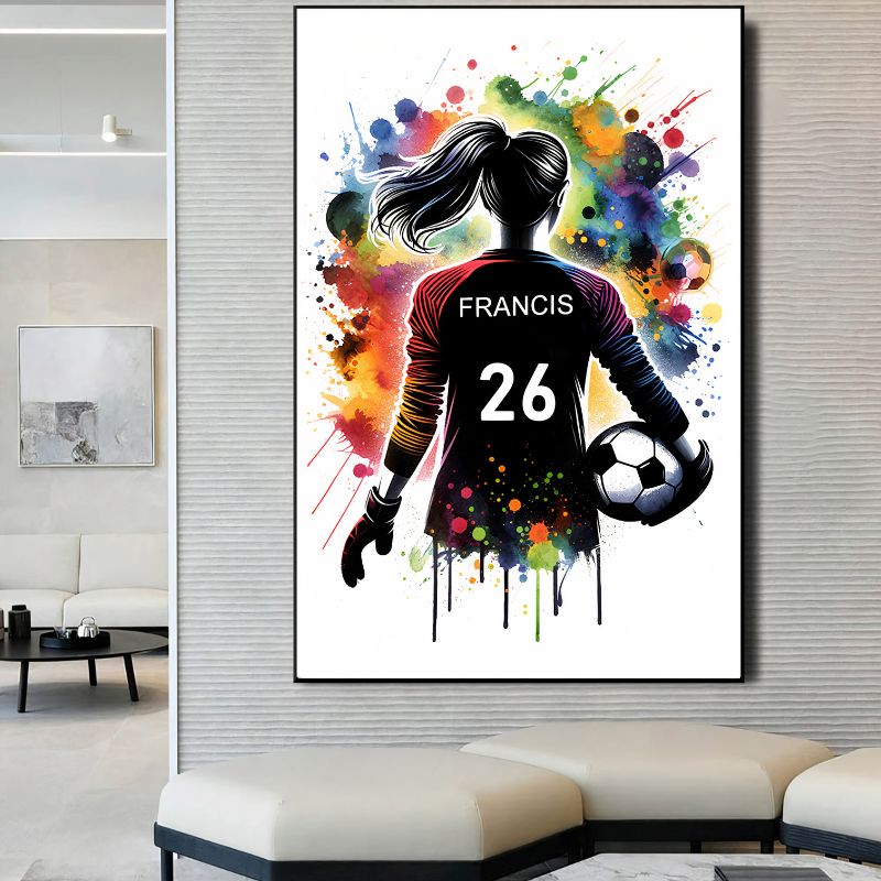 TableauFootFemininStreetArt salon