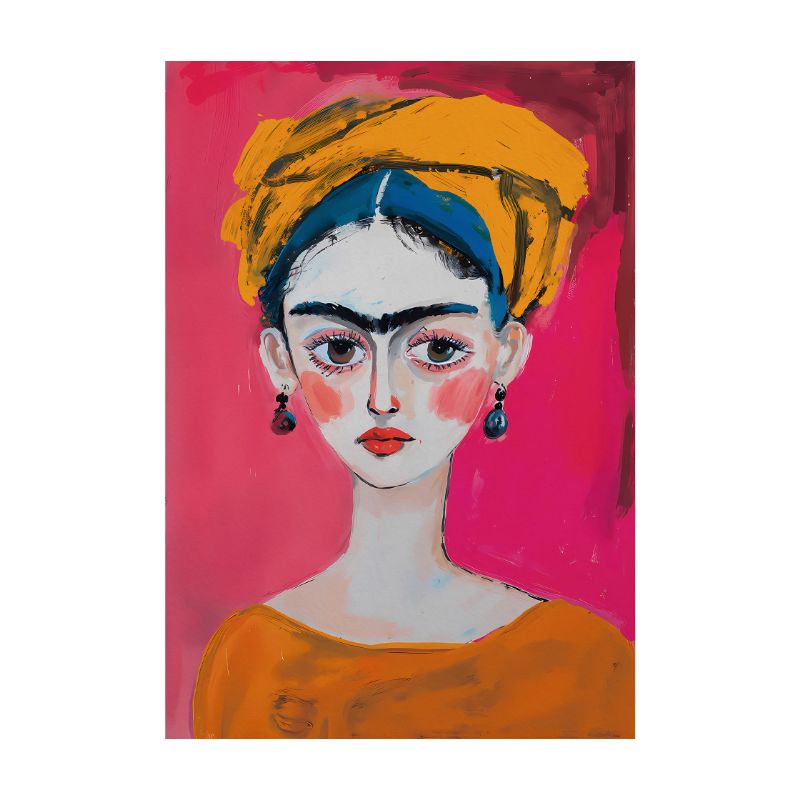 TableauFridaKahloPopArt toile