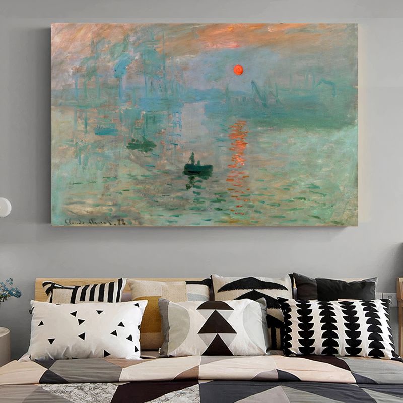 TableauImpressionSoleilLevant-ClaudeMonet chambre
