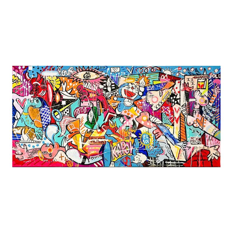 TableauInspirationGuernicaVersionStreetArt toile