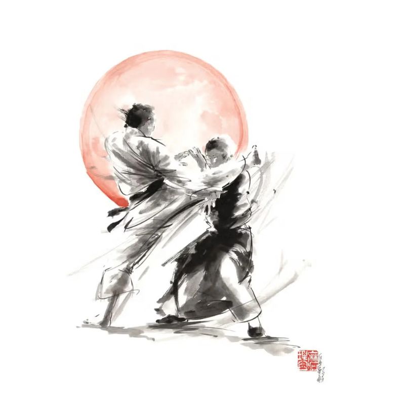 TableauKarate toile 1