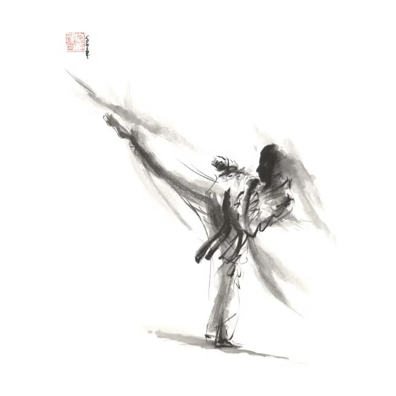 TableauKarate toile 2