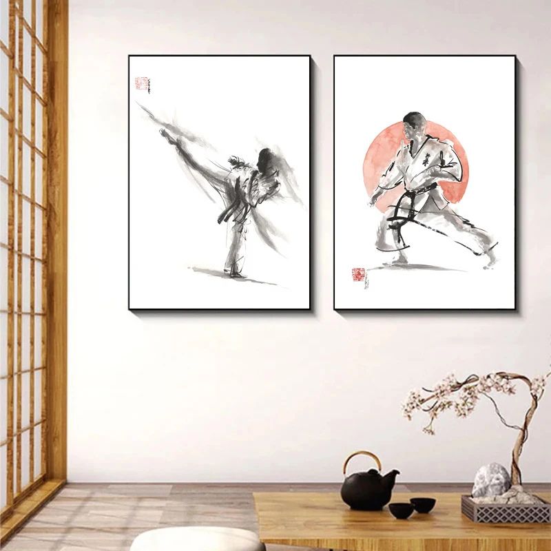 TableauKarate double mural