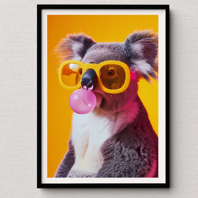 TableauKoalaPopArt mural